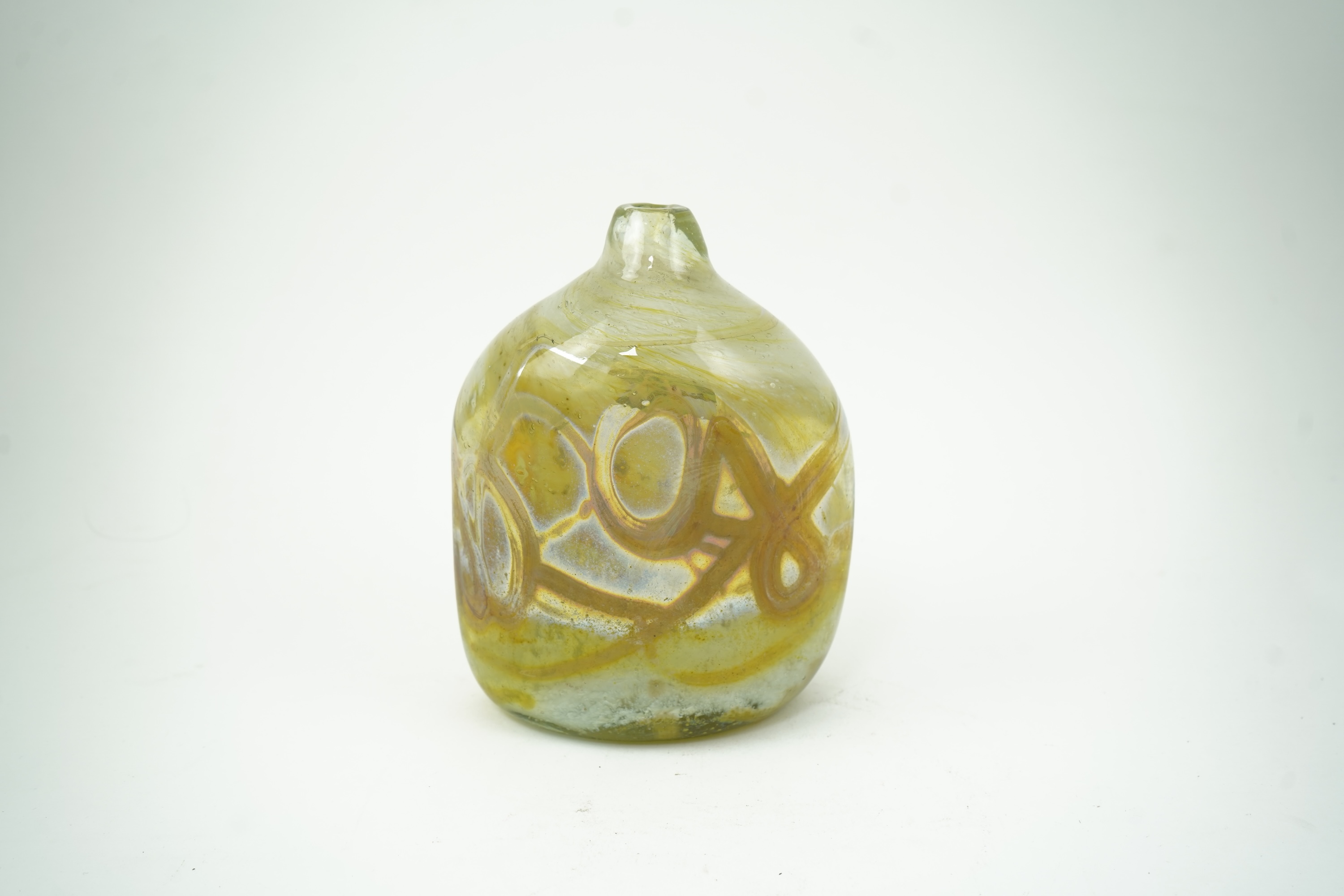 Samuel J. Herman (Mexican/American/British, 1936-2020): A freeform studio glass bottle vase